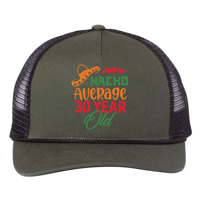 Nacho Average 30 Year Cinco De Mayo Retro Rope Trucker Hat Cap