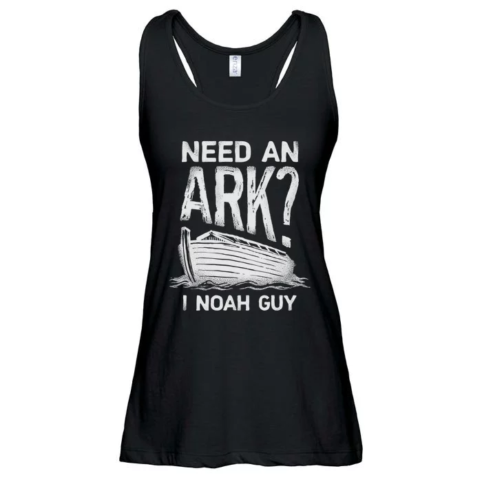 Need An Ark I Noah Guy Funny Christian Pun Humor Ladies Essential Flowy Tank