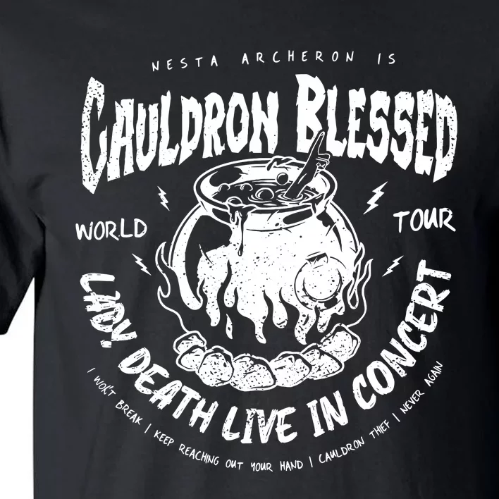 Nesta Archeron Acotar Cauldron Blessed Lady Death Band Tall T-Shirt