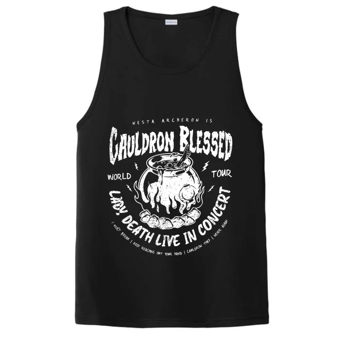 Nesta Archeron Acotar Cauldron Blessed Lady Death Band Performance Tank