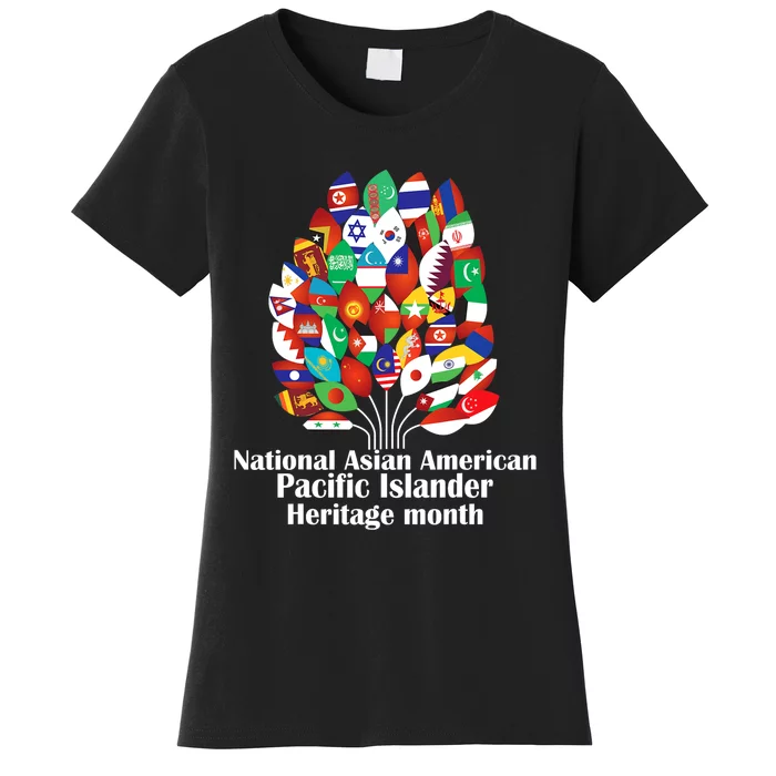 National Asian American Pacific Islander Heritage Month tree Women's T-Shirt