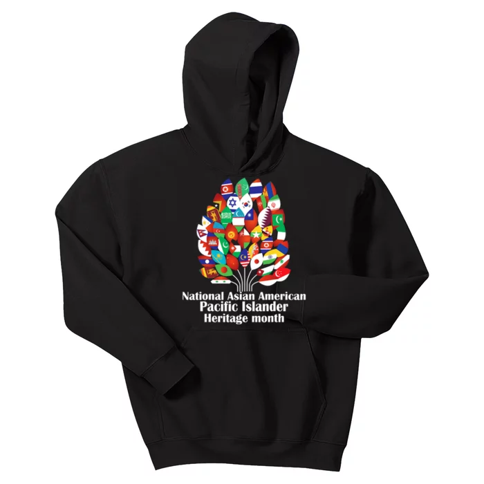 National Asian American Pacific Islander Heritage Month tree Kids Hoodie