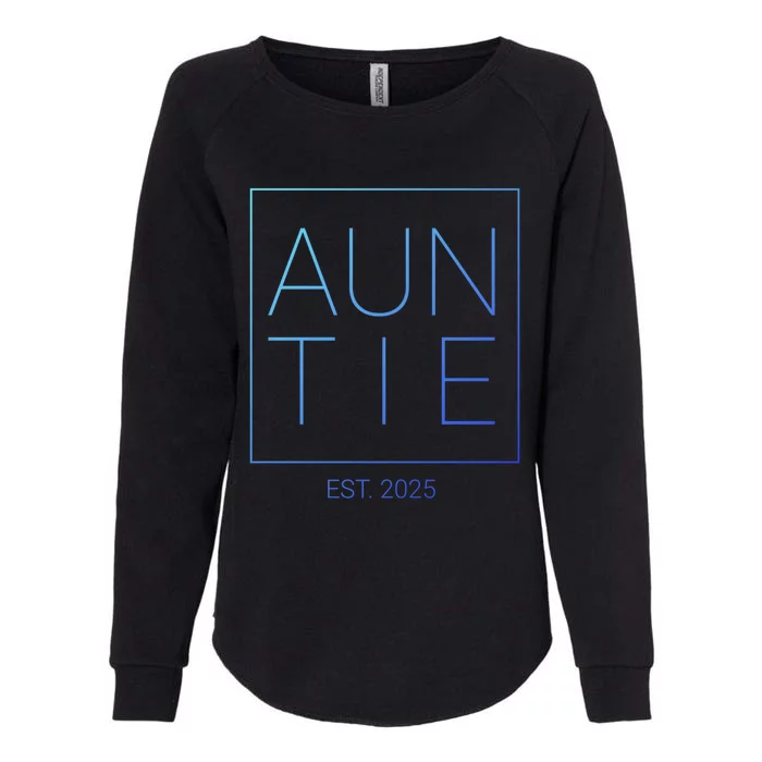 New Aunt Auntie 2025 Gift Womens California Wash Sweatshirt