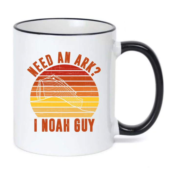 Need An Ark I Noah Guy Funny Christian Black Color Changing Mug