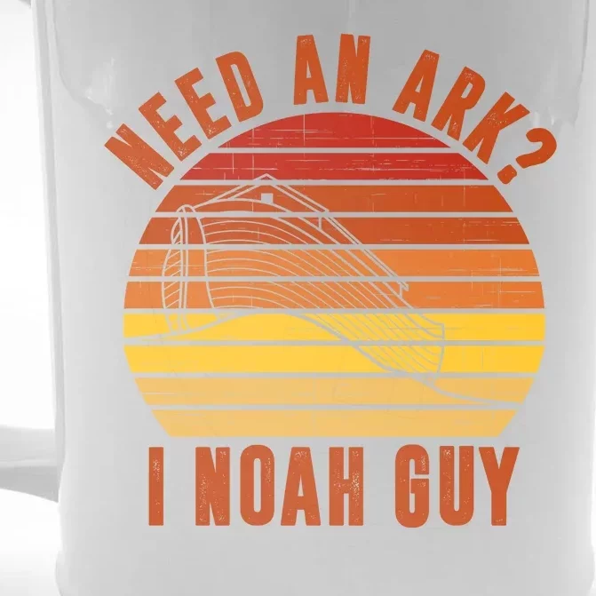 Need An Ark I Noah Guy Funny Christian Front & Back Beer Stein