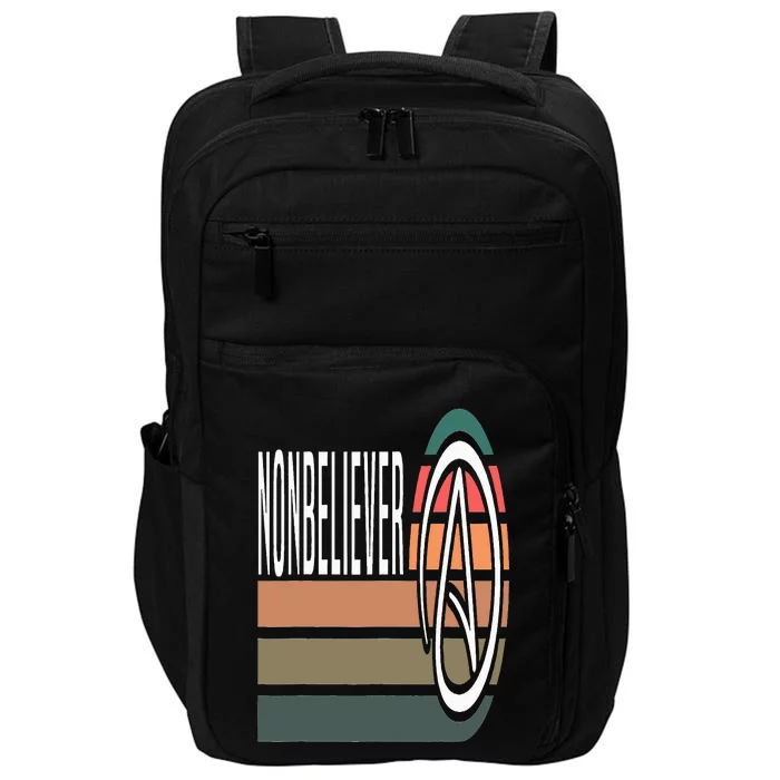 Nonbeliever AntiReligion Agnostic Blackcraft Atheist Impact Tech Backpack