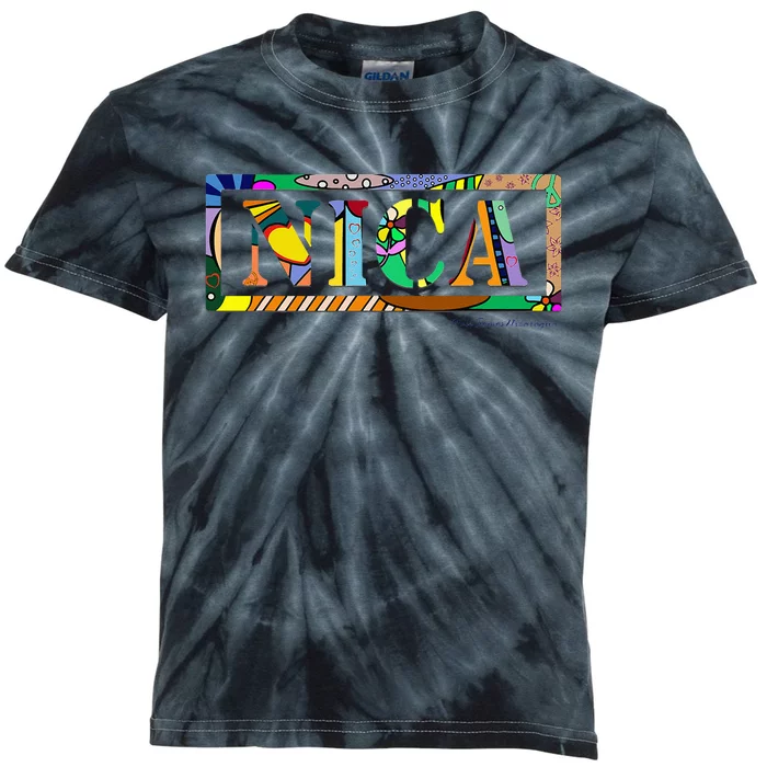 Nica Art Asi Somos Nicaragua Kids Tie-Dye T-Shirt