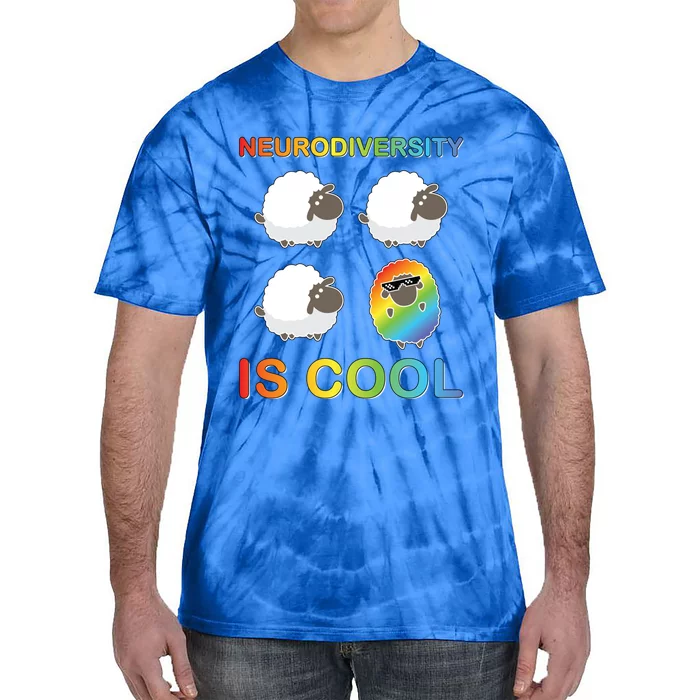 Neurodiversity Adhd Autism Awareness Embrace Acceptance Gift Tie-Dye T-Shirt