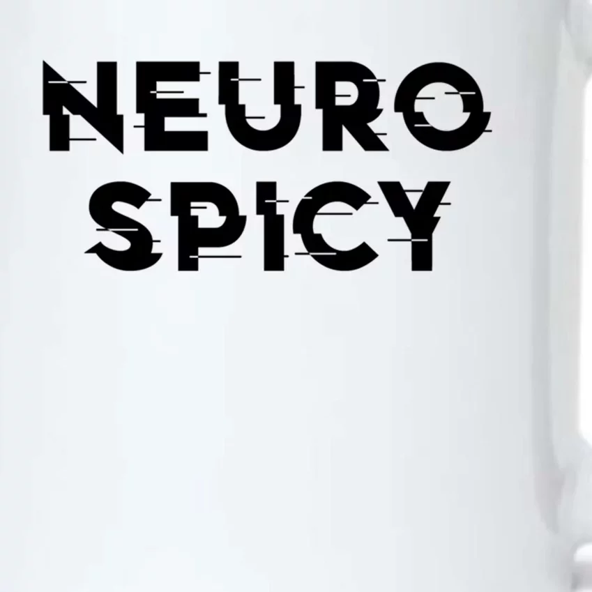 Neurospicy Adhd Autism Neurodiversity Neurodivergent Gift Black Color Changing Mug