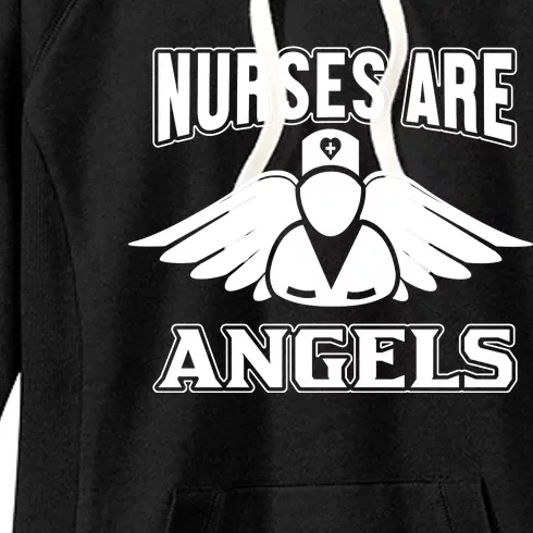 Nurses Are Angels Women's Fleece Hoodie