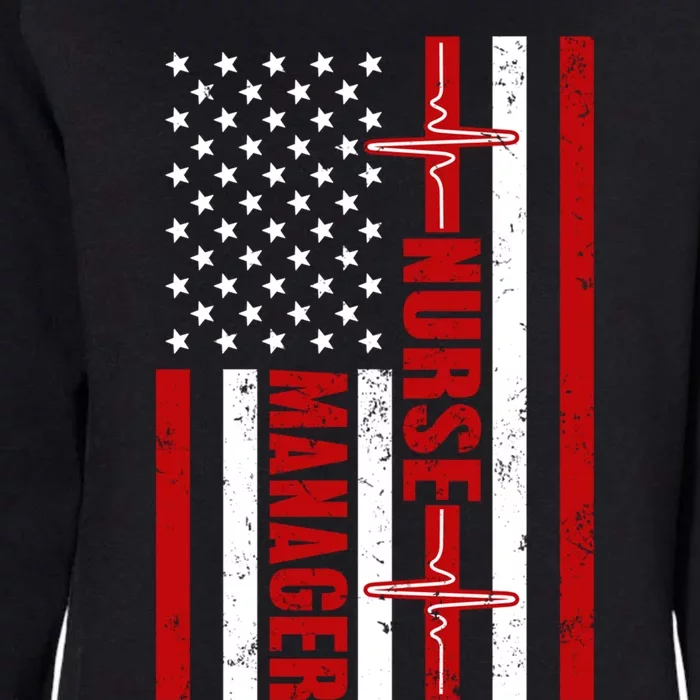 Nurse Ager American Flag Usa Heartbeat Stethoscope Nurse Cute Gift Womens California Wash Sweatshirt