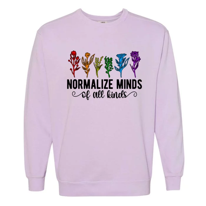 Neurodiversity Autism Awareness Neurodivergent Gift Garment-Dyed Sweatshirt