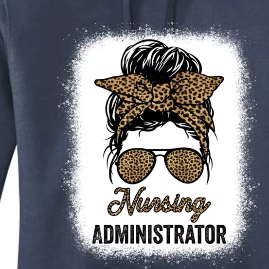 Nursing Administrator Appreciation Day Leopard For Nurses Gift Women's Pullover Hoodie