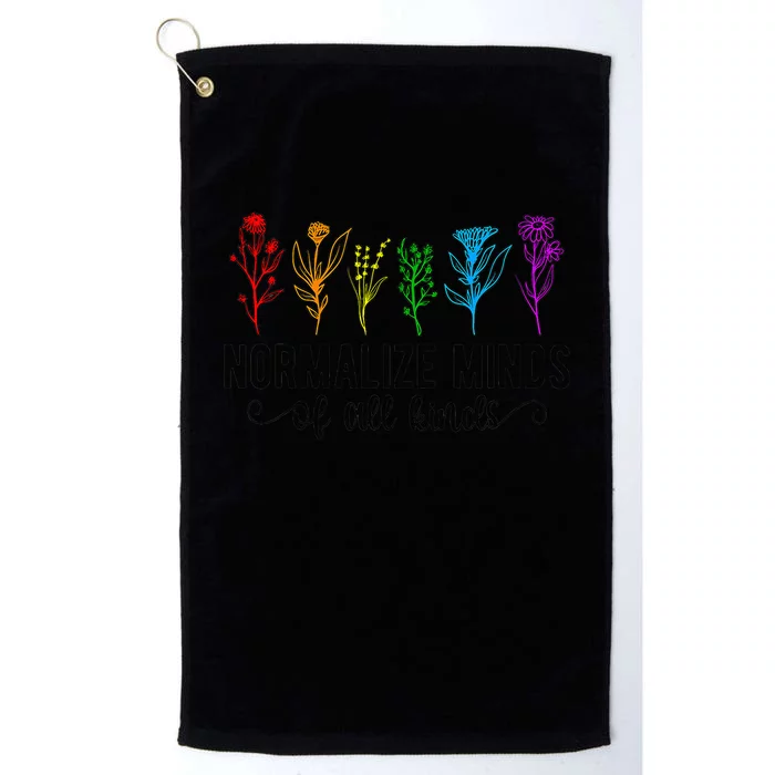 Neurodiversity Autism Awareness Neurodivergent Platinum Collection Golf Towel