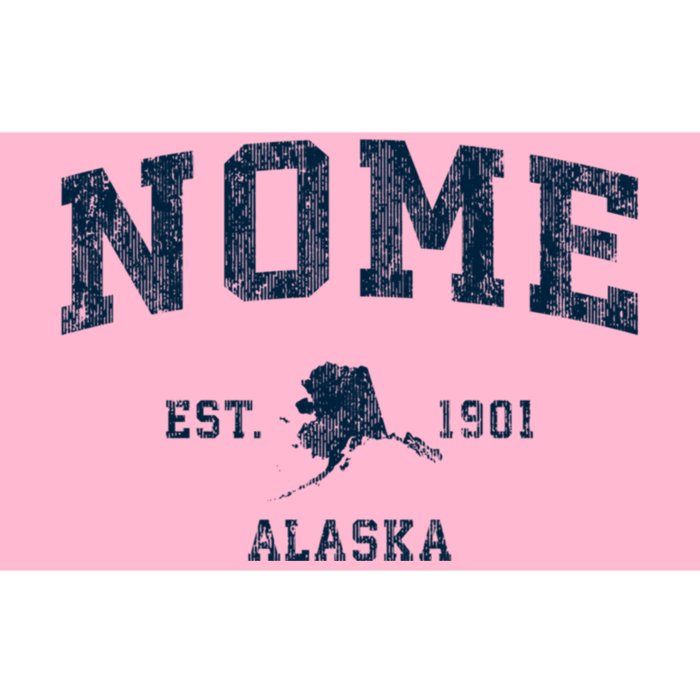 Nome Alaska Ak Vintage Sports Bumper Sticker