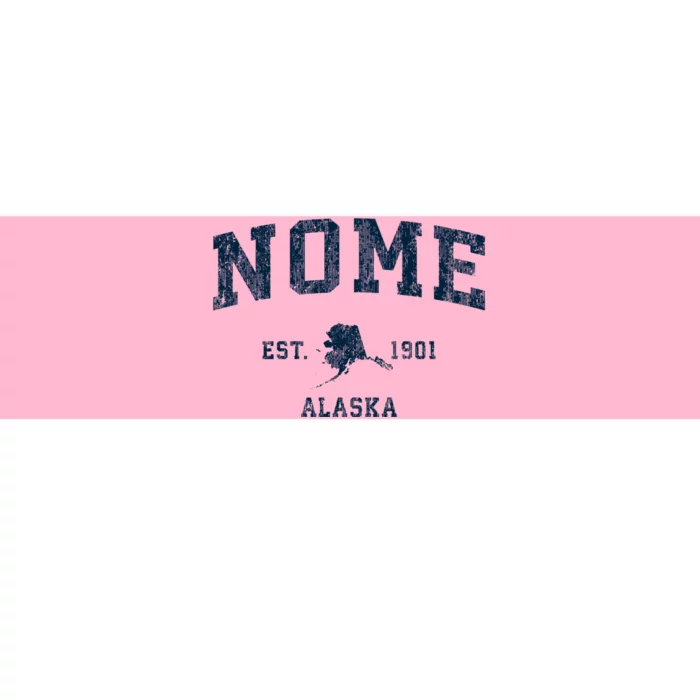 Nome Alaska Ak Vintage Sports Bumper Sticker