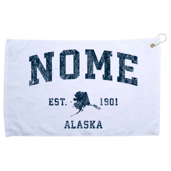 Nome Alaska Ak Vintage Sports Grommeted Golf Towel