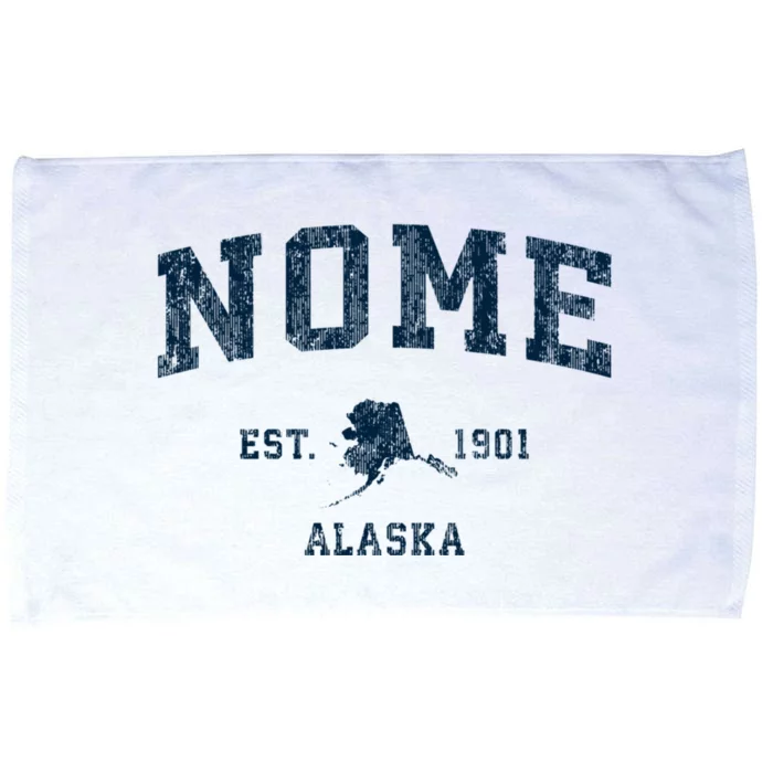 Nome Alaska Ak Vintage Sports Microfiber Hand Towel