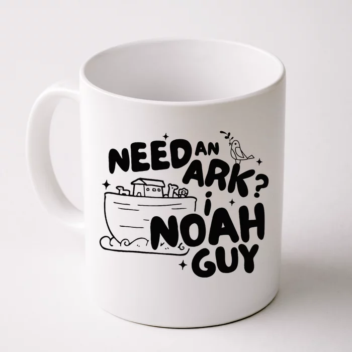 Need An Ark I Noah Guy NoahS Story Pun Humor Fishingman Front & Back Coffee Mug