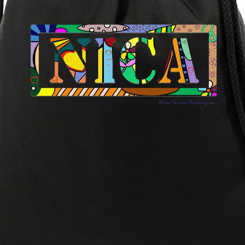 Nica Art Asi Somos Nicaragua Drawstring Bag