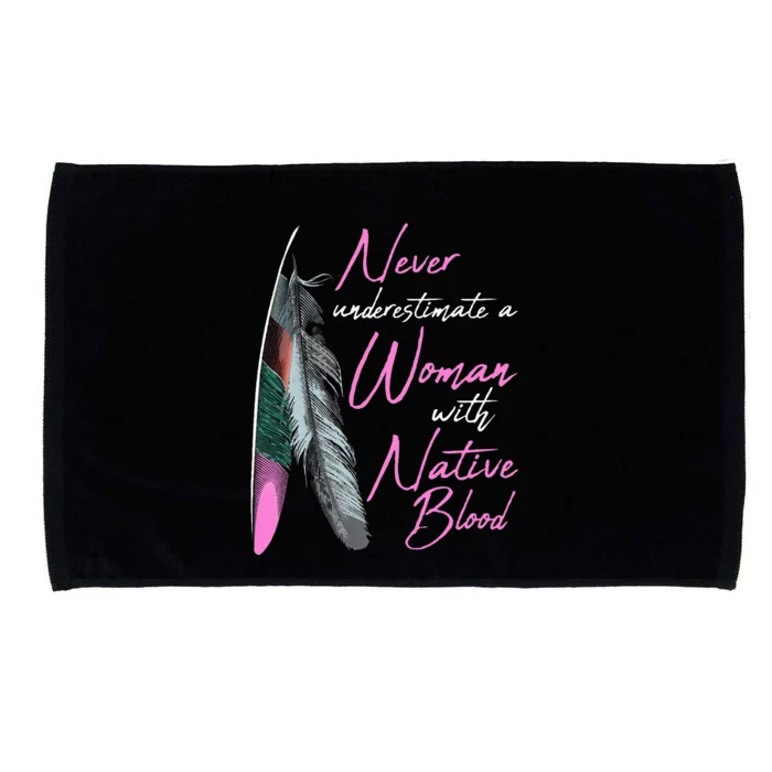 Native American A Woman With Native Blood American Microfiber Hand Towel