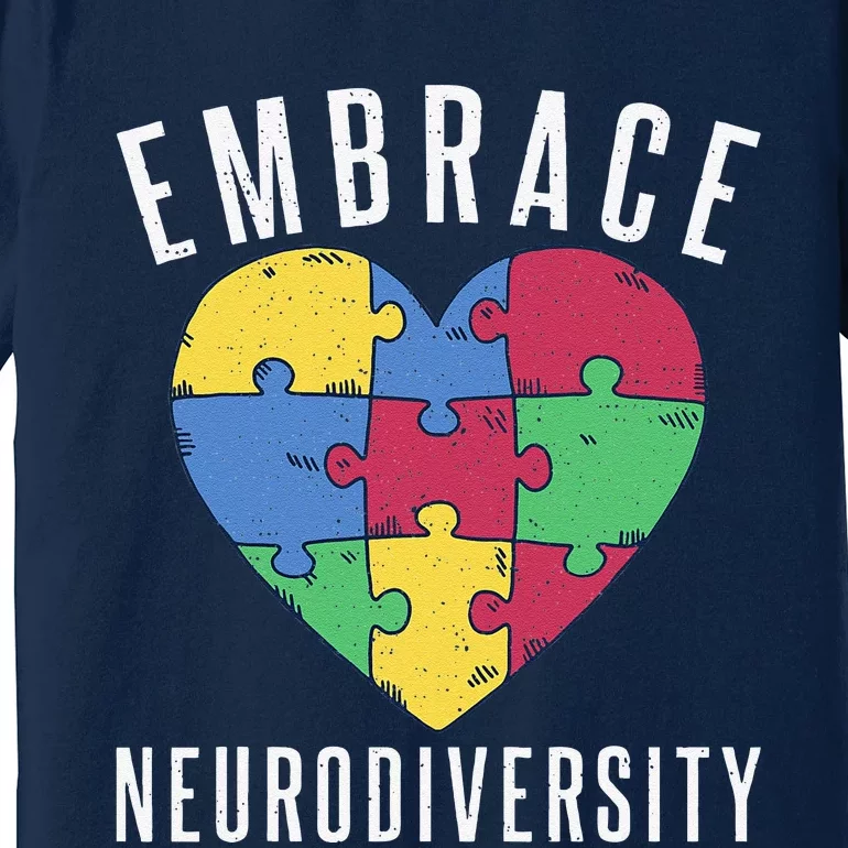 Neurodiversity Autism Awareness Hyperactivity Disorder Premium T-Shirt