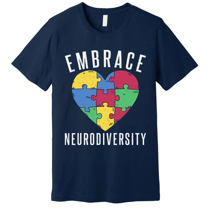 Neurodiversity Autism Awareness Hyperactivity Disorder Premium T-Shirt