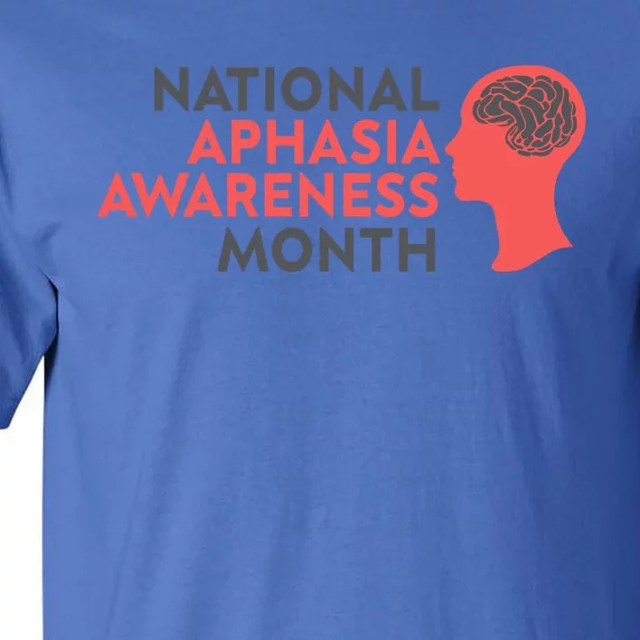 National Aphasia Awareness Month Gift Tall T-Shirt