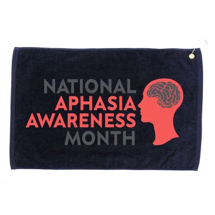 National Aphasia Awareness Month Gift Grommeted Golf Towel