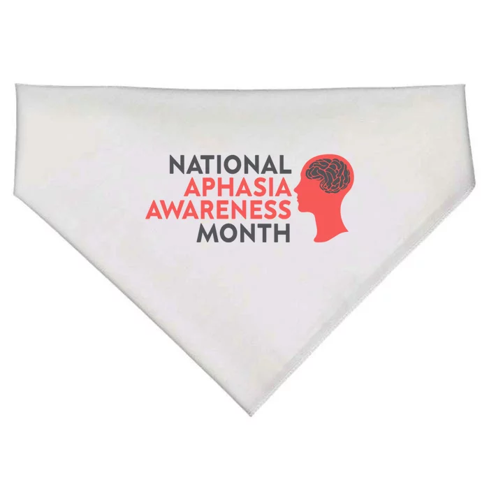 National Aphasia Awareness Month Gift USA-Made Doggie Bandana