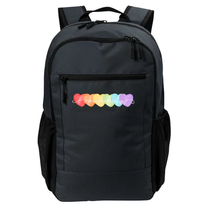 Neurodiversity Autism Awareness Hearts Daily Commute Backpack