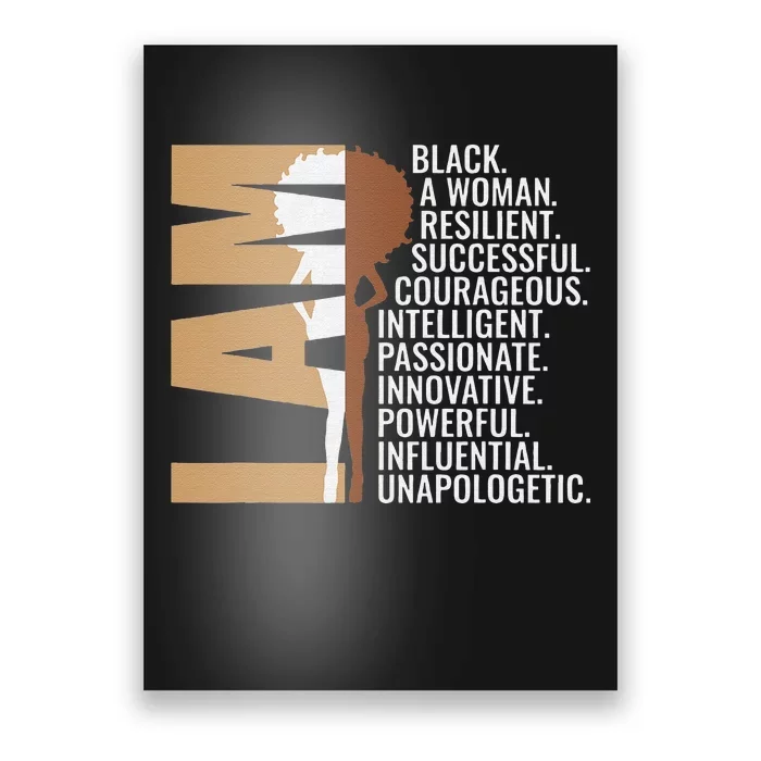 Never Apologize Black History Month BLM Melanin Pride Afro Poster