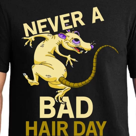 Never A Bad Hair Day Gift Hairless Rats Gift Pajama Set