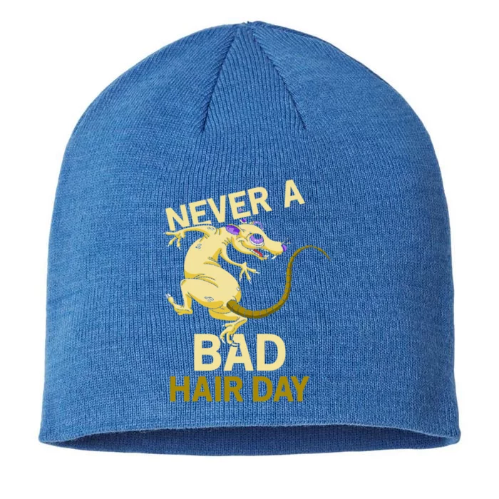 Never A Bad Hair Day Gift Hairless Rats Gift 8 1/2in Sustainable Knit Beanie