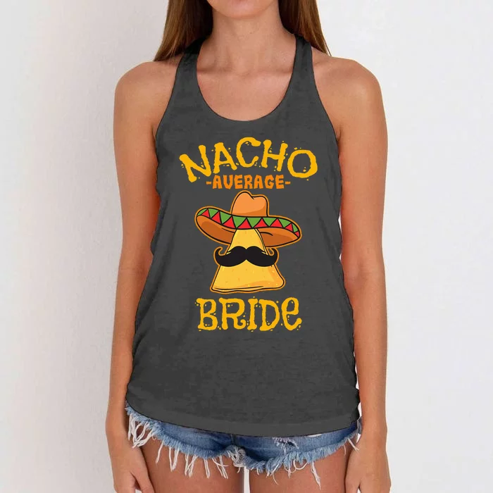 Nacho Average Bride Mexican Cinco De Mayo Fiesta Women's Knotted Racerback Tank