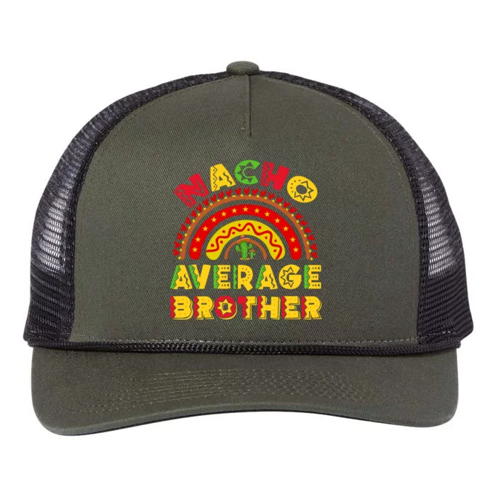 Nacho Average Big Brother Cinco De Mayo Funny Mexican Latin Retro Rope Trucker Hat Cap