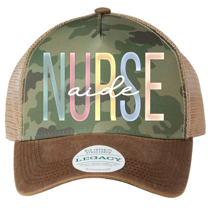 Nurse Aide Boho Nursing Aide Meaningful Gift Legacy Tie Dye Trucker Hat