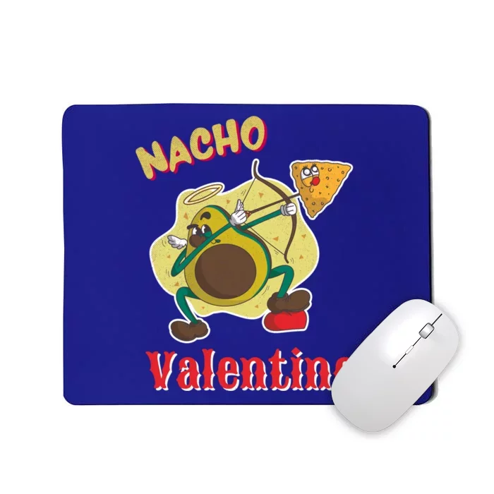 Nachogiftvalentine Avocado Cupid Nacho Chip Salsa Food Lover Gift Mousepad