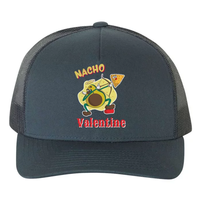 Nachogiftvalentine Avocado Cupid Nacho Chip Salsa Food Lover Gift Yupoong Adult 5-Panel Trucker Hat