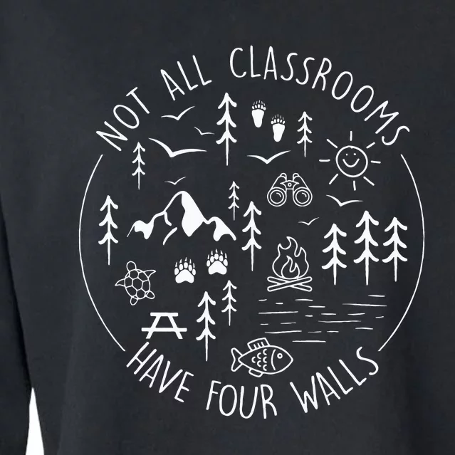 Not All Classrooms Have Four Walls Cropped Pullover Crew