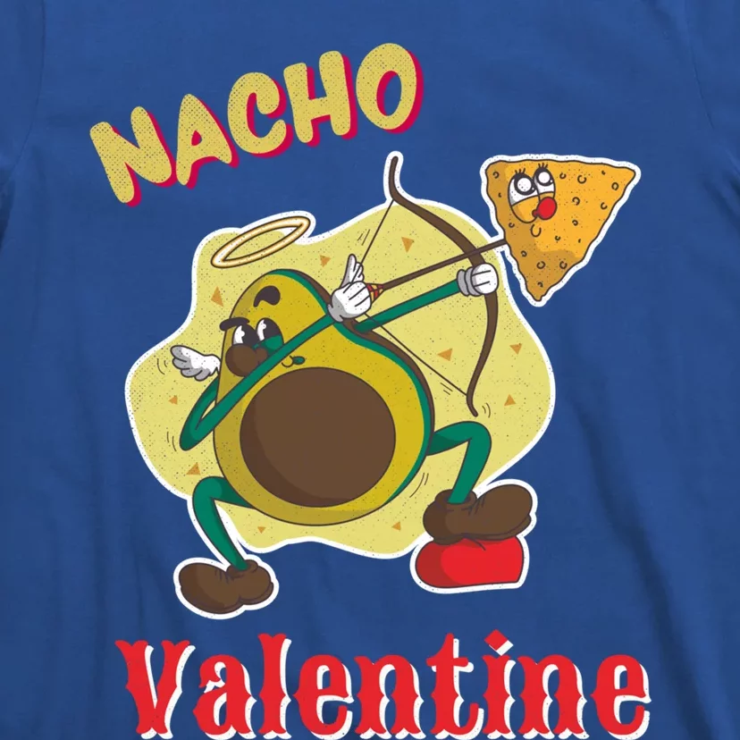 Nachogiftvalentine Avocado Cupid Nacho Chip Salsa Food Lover Gift T-Shirt