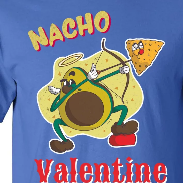 Nachogiftvalentine Avocado Cupid Nacho Chip Salsa Food Lover Gift Tall T-Shirt