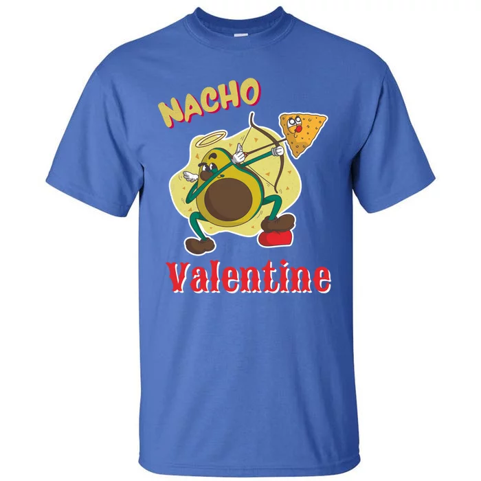 Nachogiftvalentine Avocado Cupid Nacho Chip Salsa Food Lover Gift Tall T-Shirt