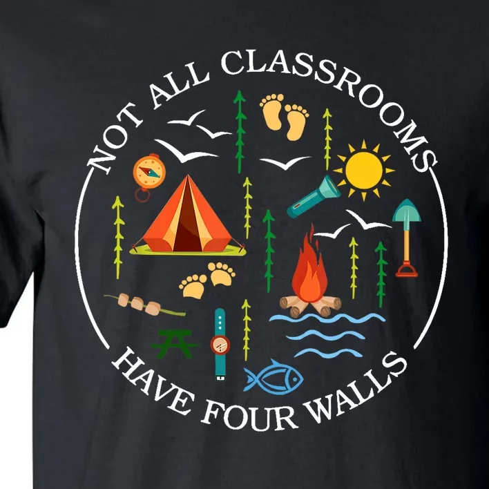 Not All Classrooms Have Four Walls Funny Gift Back To School Tall T-Shirt