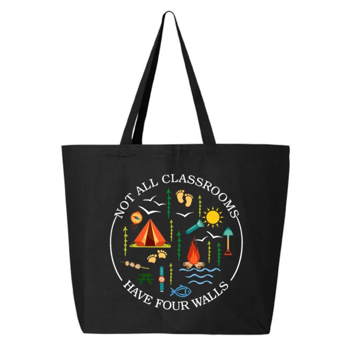 Not All Classrooms Have Four Walls Funny Gift Back To School 25L Jumbo Tote