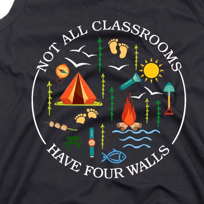 Not All Classrooms Have Four Walls Funny Gift Back To School Tank Top