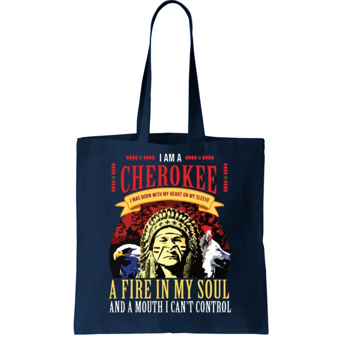 Native American Cherokee Indigenous Peoples Day Tote Bag