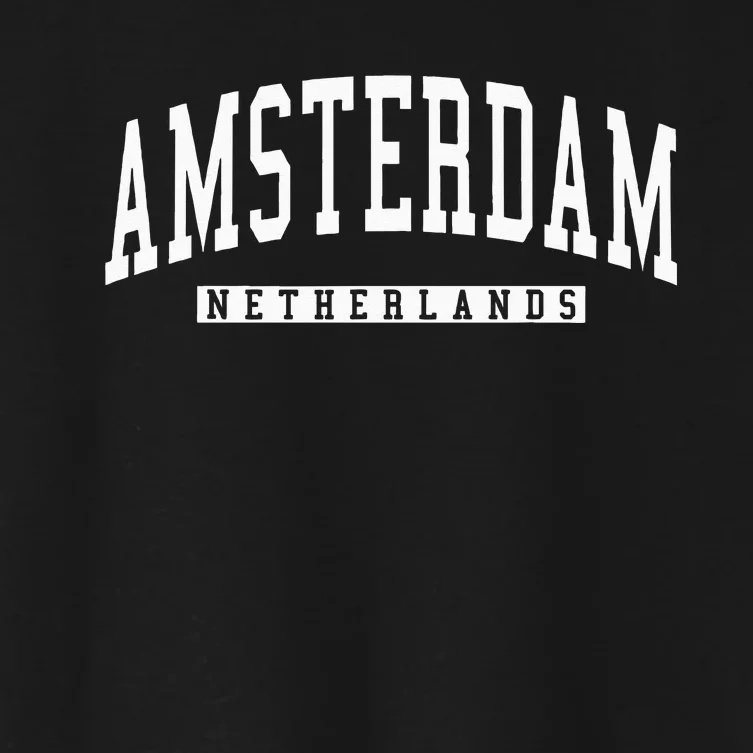 Netherlands Amsterdam City Women's Crop Top Tee