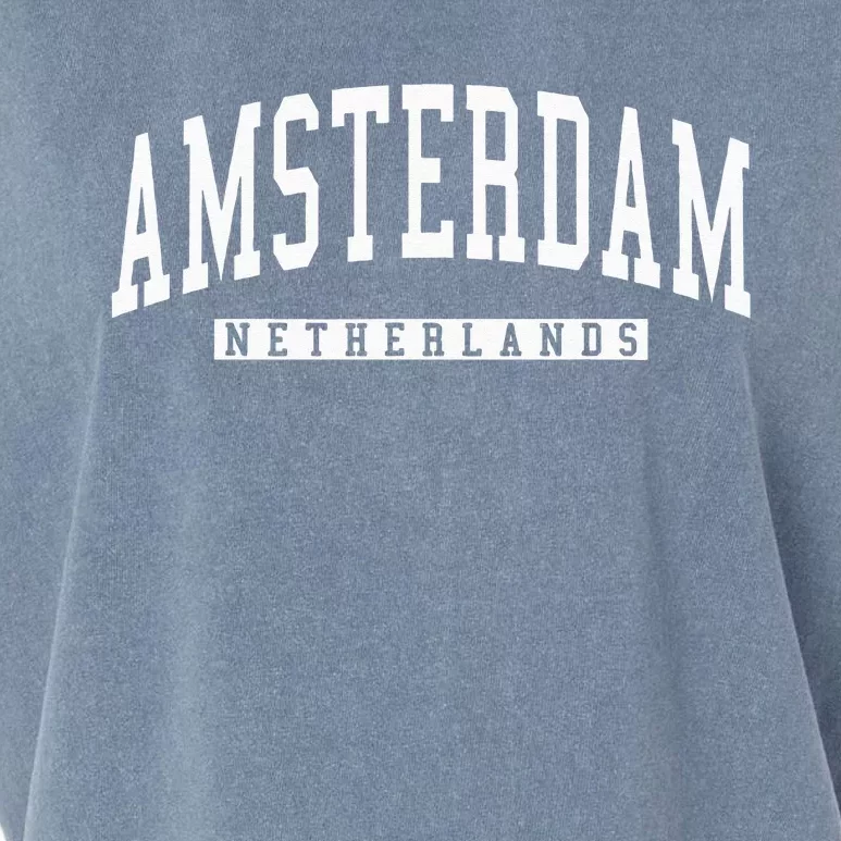 Netherlands Amsterdam City Garment-Dyed Women's Muscle Tee