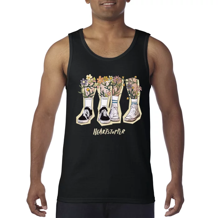 Nick And Charlie Walking Flowers Chest Tank Top